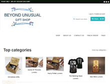 Tablet Screenshot of beyondunusual.com